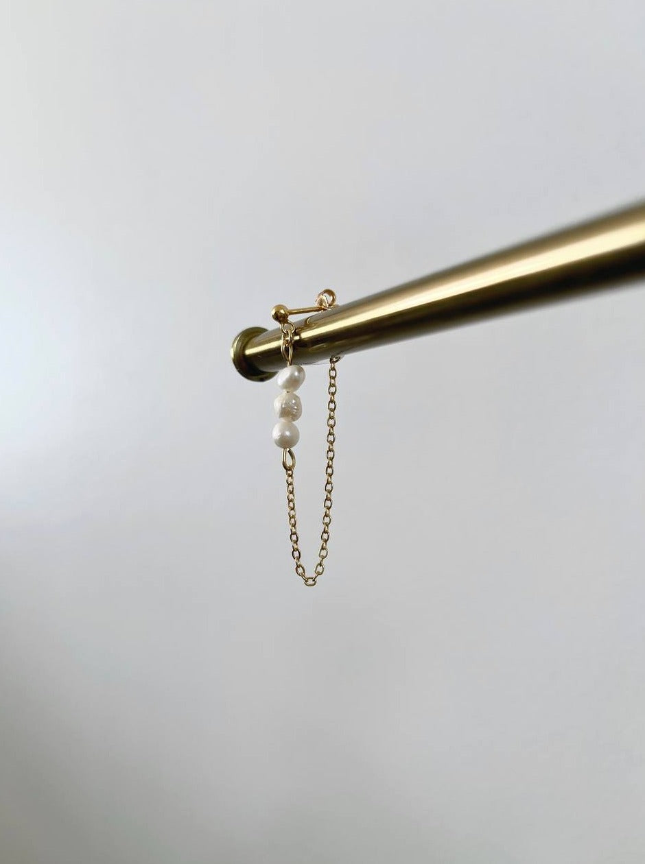 Mono boucle GARANCE (doré ou argenté)